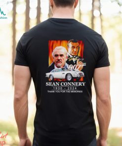 James Bond 007 Sean Connery 1930 2024 thank you for the memories shirt