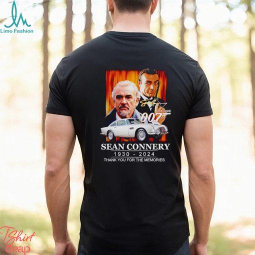 James Bond 007 Sean Connery 1930 2024 thank you for the memories shirt