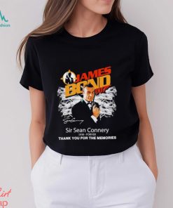 James Bond 007 Sir Sean Connery 1930 forever thank you for the memories shirt