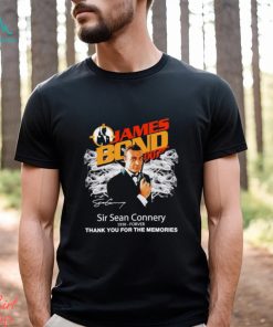 James Bond 007 Sir Sean Connery 1930 forever thank you for the memories shirt