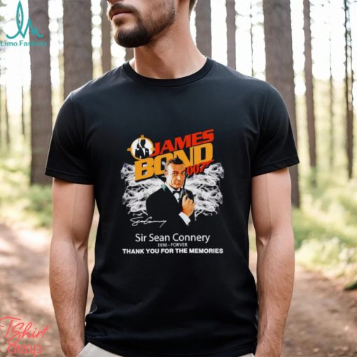 James Bond 007 Sir Sean Connery 1930 forever thank you for the memories shirt