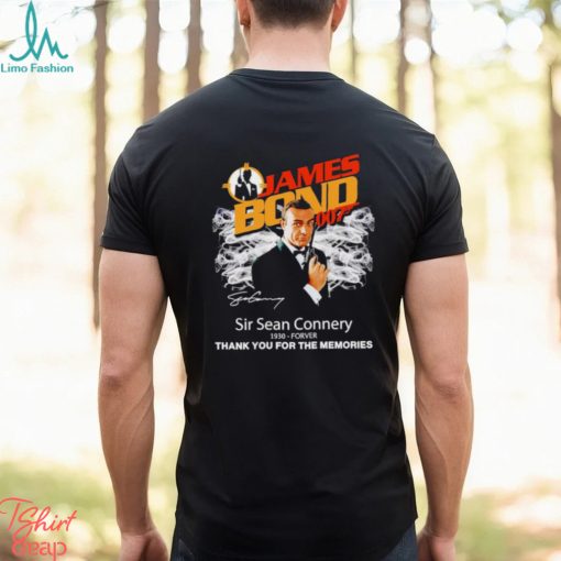 James Bond 007 Sir Sean Connery 1930 forever thank you for the memories shirt