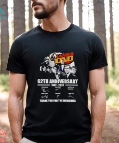 James Bond 62th anniversary 1962 2024 thank you for the memories shirt