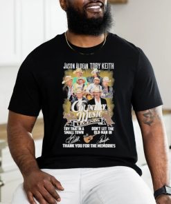 Jason Aldean Toby Keith Country Music Legends Thank You For The Memories T Shirt