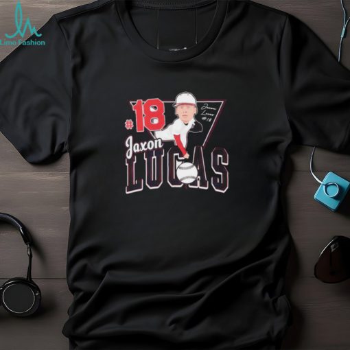 Jaxon Lucas 18 NC State Wolfpack baseball Pitcher shirt