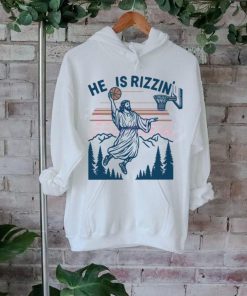 Jesus Basketball Easter He Is Rizzin shirt