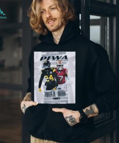 Joey porter jr. and ji’ayir brown pfwa all rookie team shirt