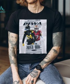 Joey porter jr. and ji’ayir brown pfwa all rookie team shirt