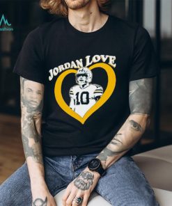 Jordan Love 10 Green Bay Packers Heart shirt