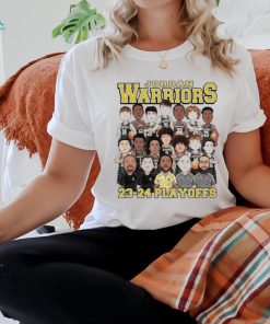 Jordan Warriors 23 24 playoffs shirt