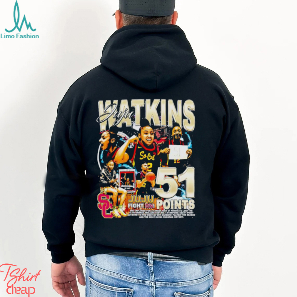 JuJu Watkins fight on 51 points vintage shirt JuJu Watkins fight on 51 points vintage shirt