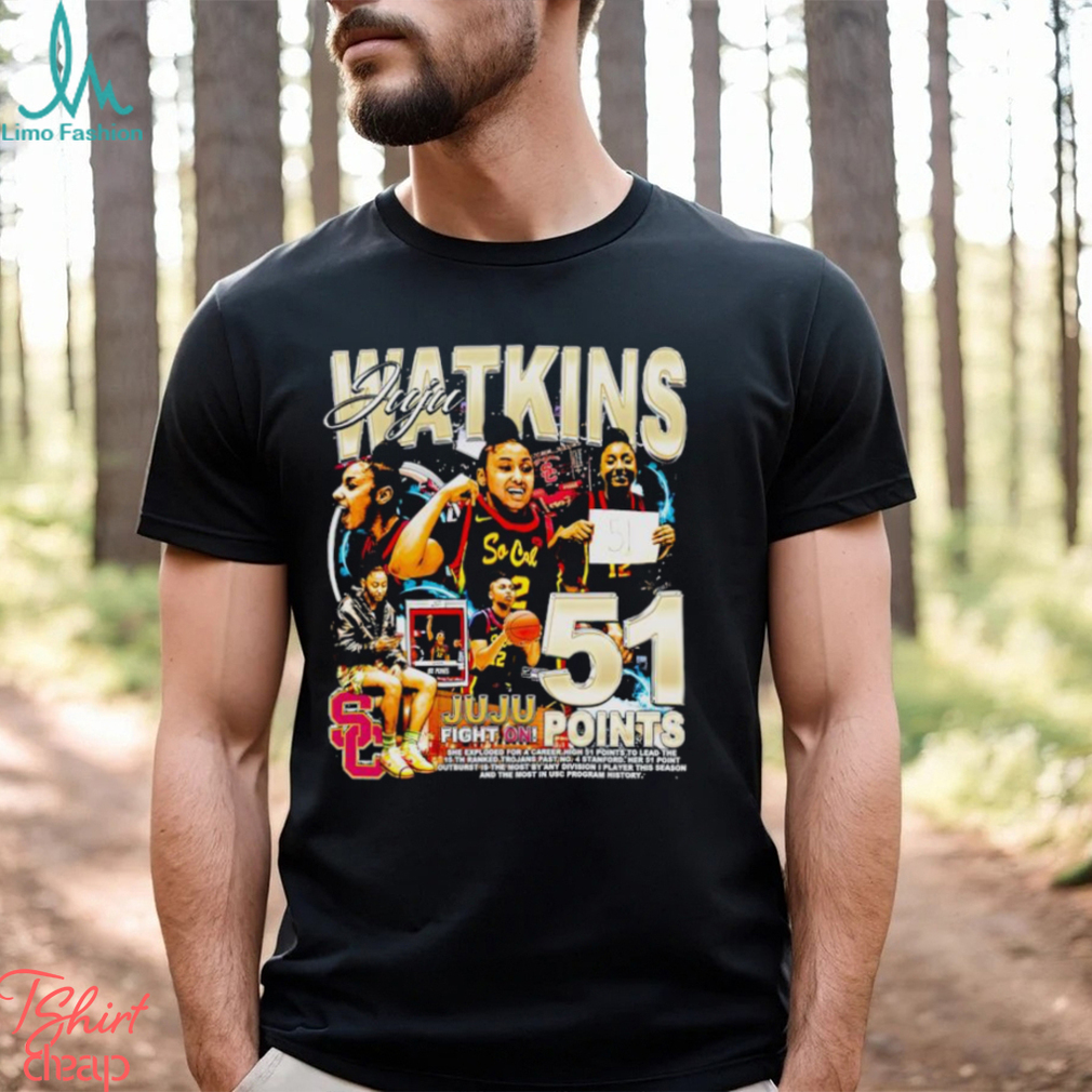 JuJu Watkins fight on 51 points vintage shirt JuJu Watkins fight on 51 points vintage shirt