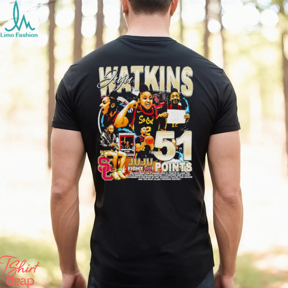 JuJu Watkins fight on 51 points vintage shirt JuJu Watkins fight on 51 points vintage shirt