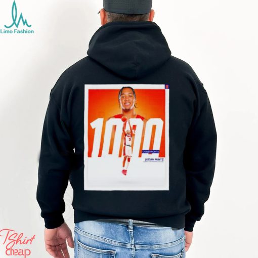 Judah Mintz 66th member of the Orange 1000 point club poster shirt