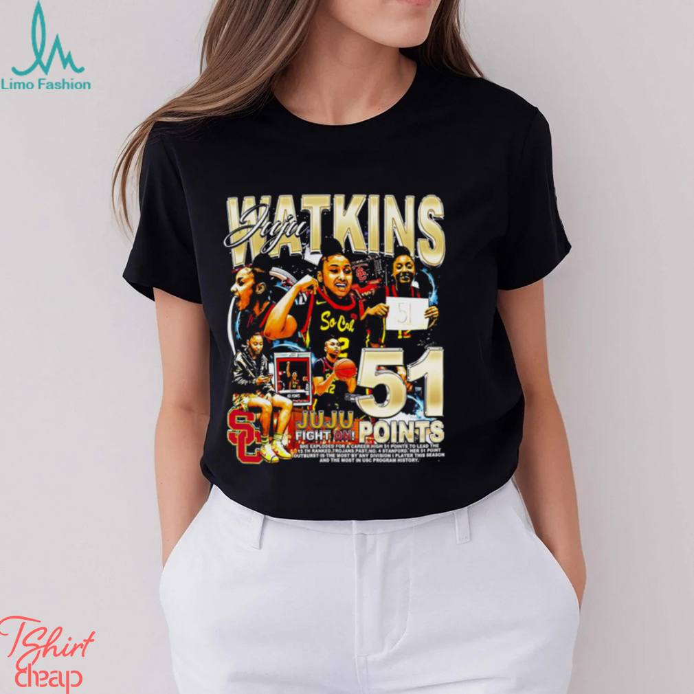Juju Watkins 51 Points Picture Collage Shirt Juju Watkins 51 Points Picture Collage Shirt