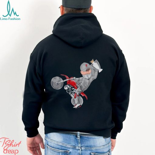 Jurgen Klopp riding motorcycle Nickin’ your trophies shirt