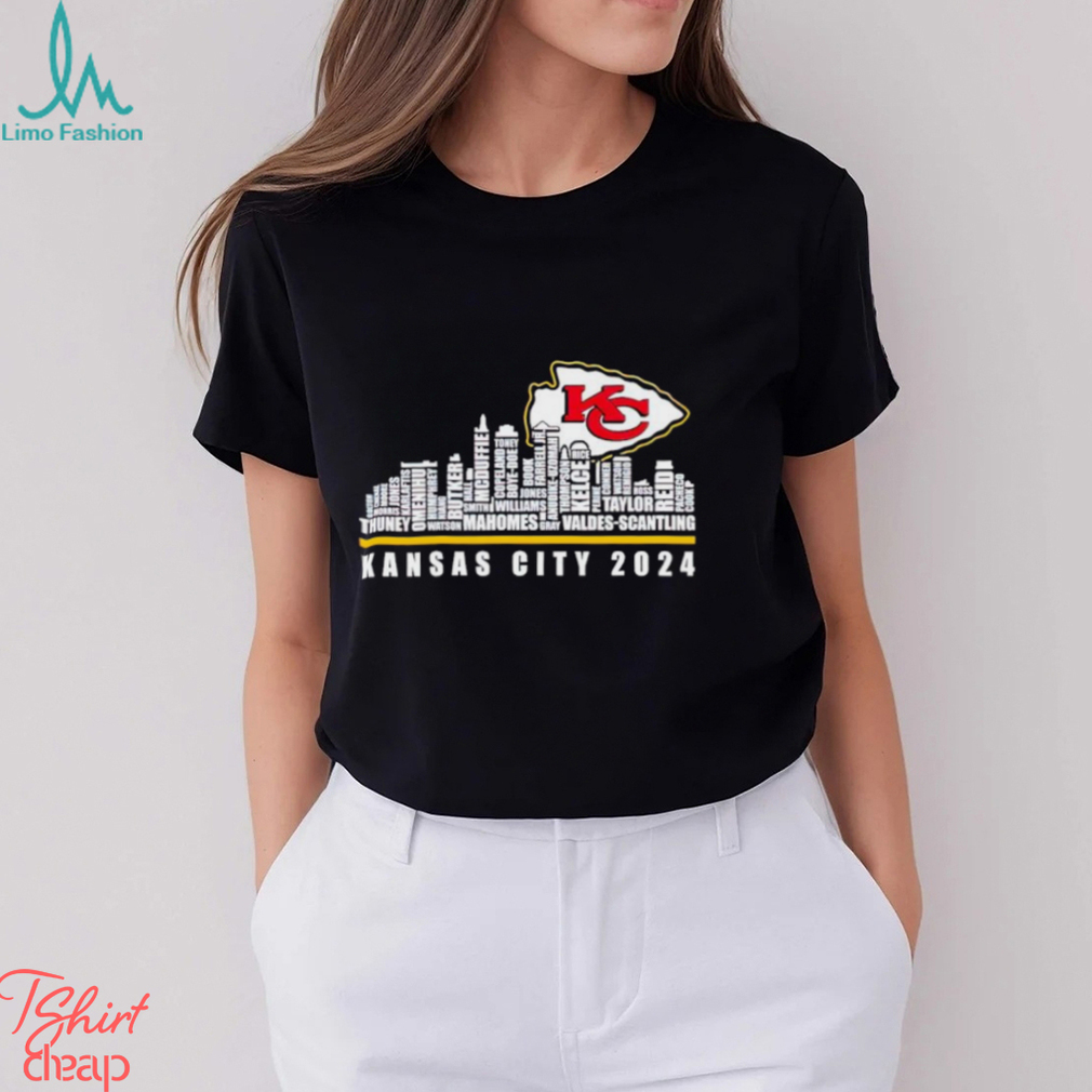 Kansas City 2024 skyline city shirt