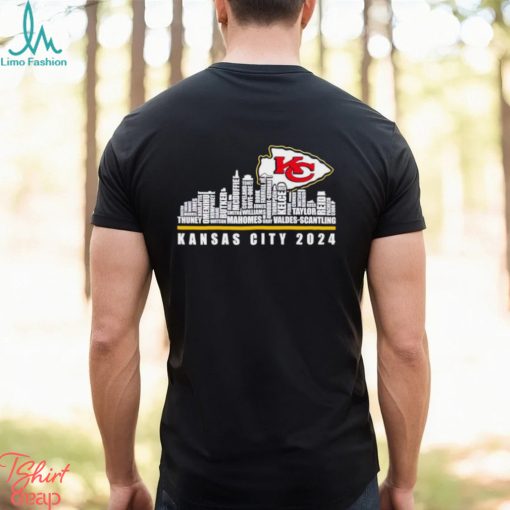 Kansas City 2024 skyline city shirt