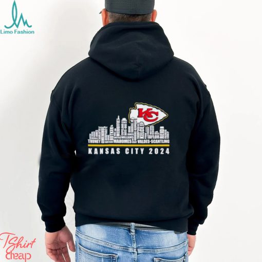 Kansas City 2024 skyline city shirt