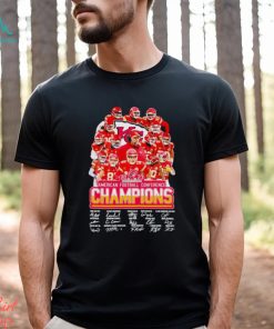 Kansas City Chiefs 2023 AFC Champions signatures shirt