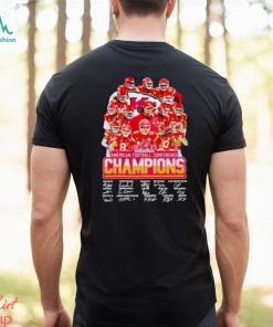 Kansas City Chiefs 2023 AFC Champions signatures shirt