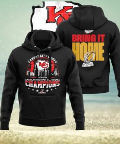 Kansas City Chiefs 2023 – 2024 American Football Conference Champions Bring It Home Hoodie