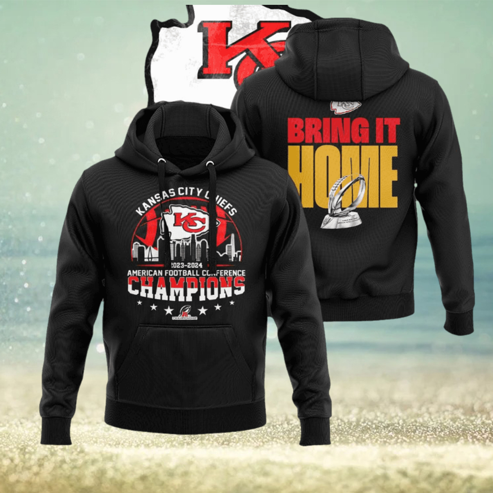 Kansas City Chiefs 2023 – 2024 American Football Conference Champions Bring It Home Hoodie Kansas City Chiefs 2023 – 2024 American Football Conference Champions Bring It Home Hoodie