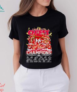 Kansas City Chiefs 2024 Champions signatures shirt
