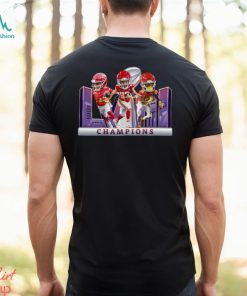 Kansas City Chiefs 2024 Super Bowl LVIII Champions Big Head Players Signatures Merch Essentials T Shirt