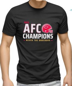 Kansas City Chiefs AFC Champions Never The Underdog Shirt
