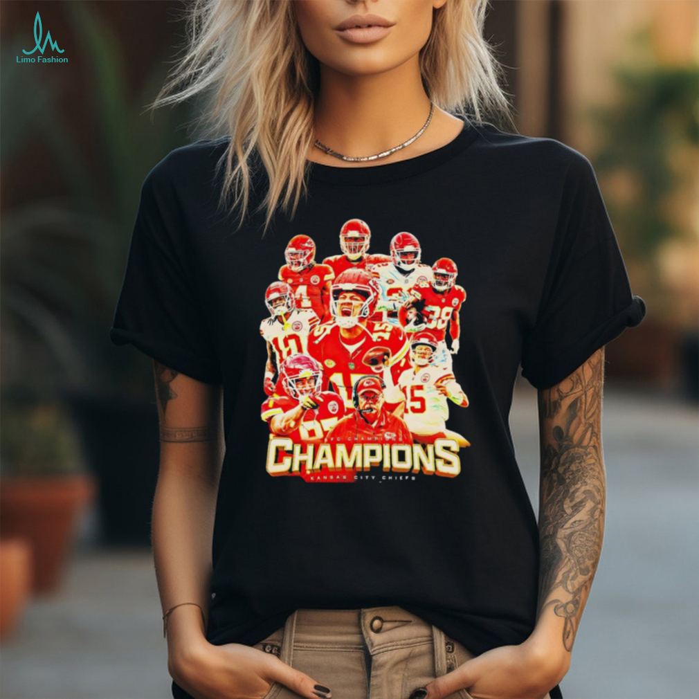 Kansas City Chiefs AFC Champions football team shirt Kansas City Chiefs AFC Champions football team shirt