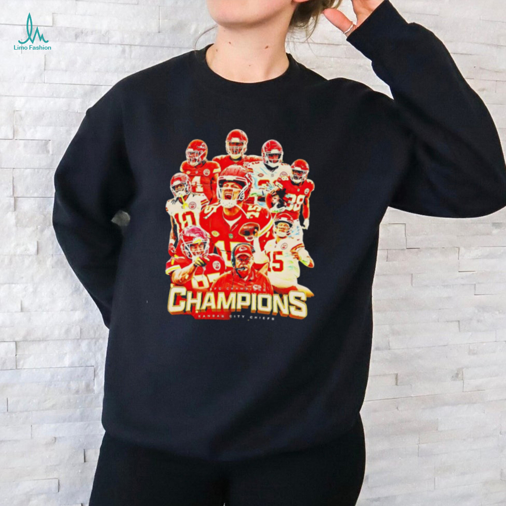 Kansas City Chiefs AFC Champions football team shirt Kansas City Chiefs AFC Champions football team shirt