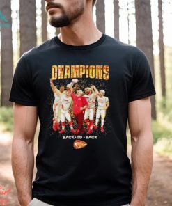 Kansas City Chiefs Champions back to back celebration shirt