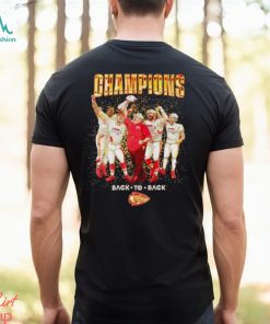 Kansas City Chiefs Champions back to back celebration shirt