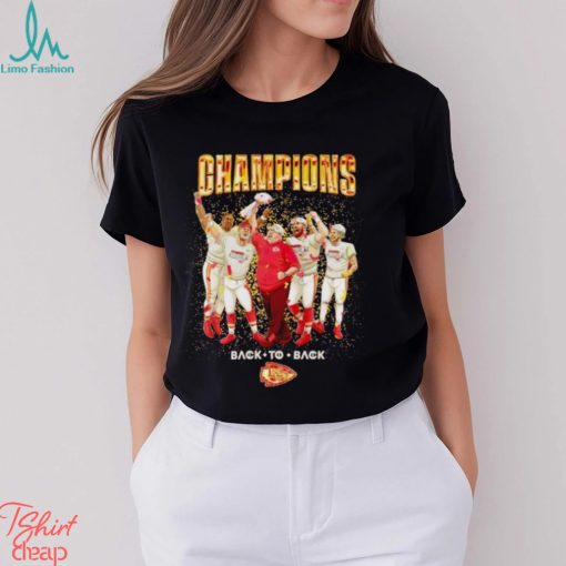 Kansas City Chiefs Champions back to back celebration shirt