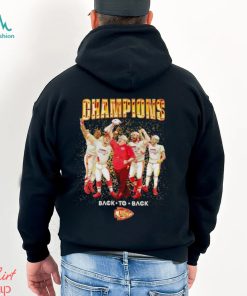 Kansas City Chiefs Champions back to back celebration shirt