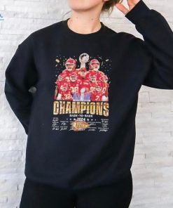 Kansas City Chiefs LVIII Super Bowl Champions Back to Back 2024 Signatures Shirt