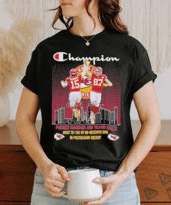 Kansas City Chiefs Mahomes Kelce Most Receivers T Shirt