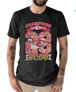 Kansas City Chiefs Perfect Season Back To Back Shirt, hoodie, sweater, long sleeve and tank top Kansas City Chiefs Perfect Season Back To Back Shirt