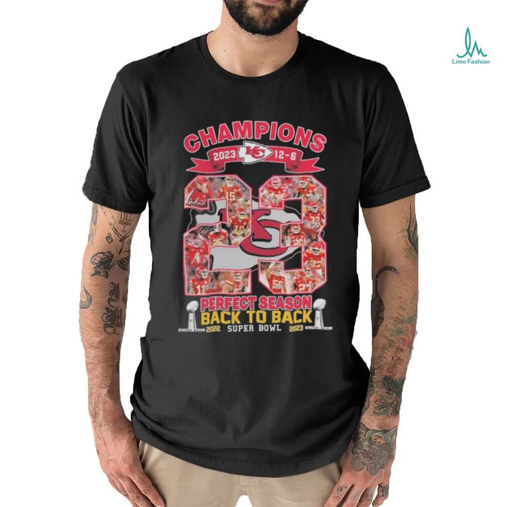 Kansas City Chiefs Perfect Season Back To Back Shirt Kansas City Chiefs Perfect Season Back To Back Shirt