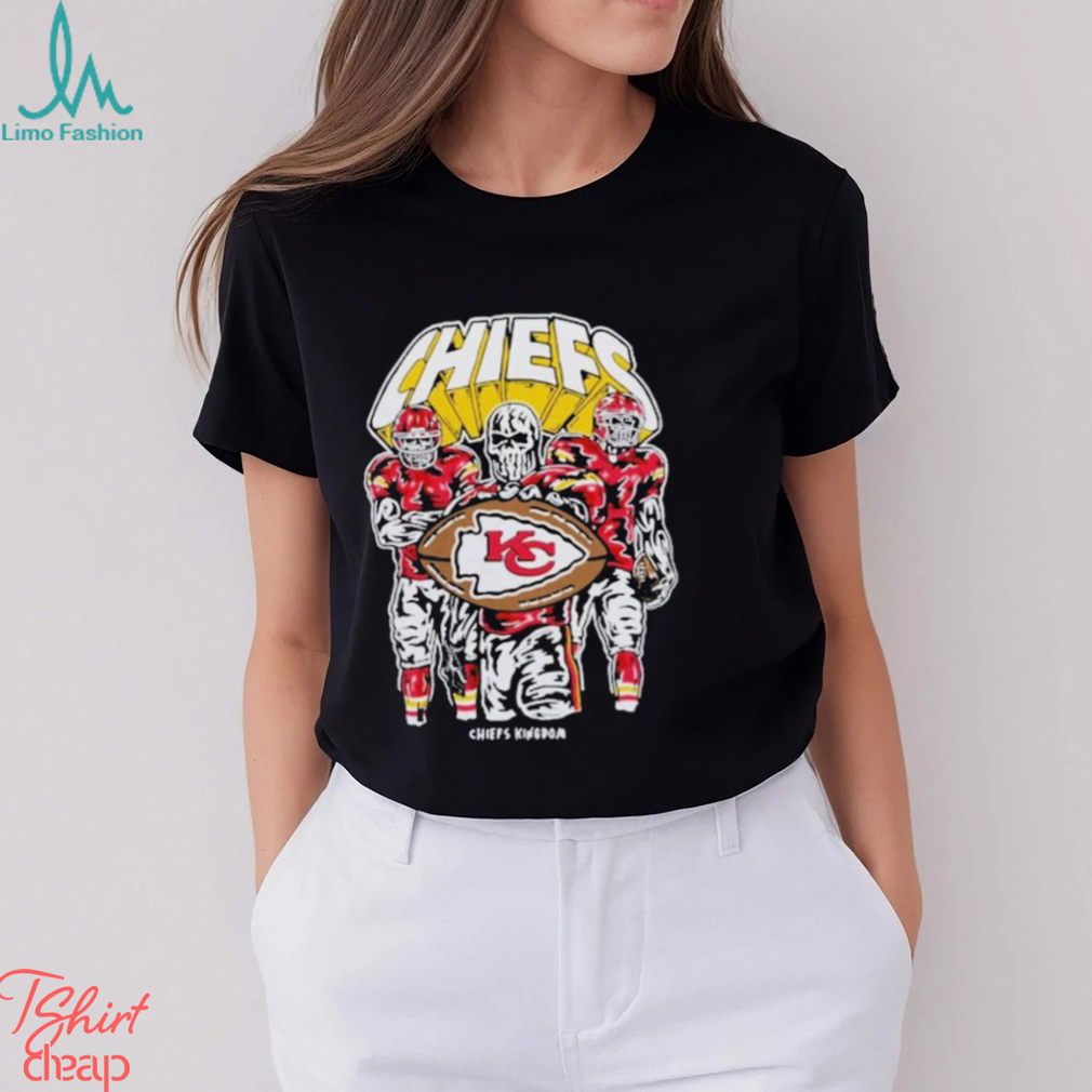 Kansas City Chiefs Skeleton Super Bowl Lviii Chiefs Kingdom Shirt Kansas City Chiefs Skeleton Super Bowl Lviii Chiefs Kingdom Shirt