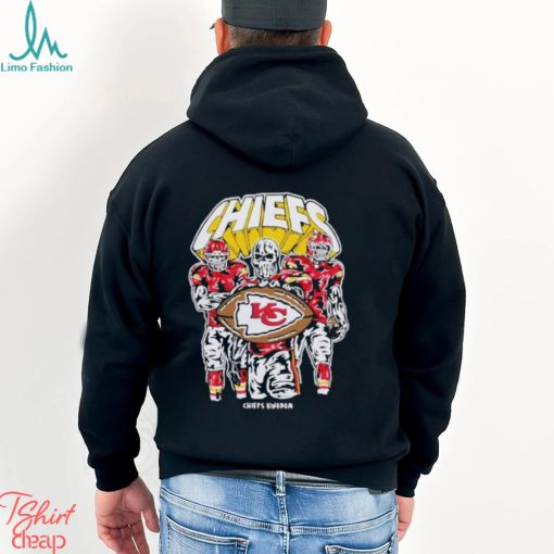 Kansas City Chiefs Skeleton Super Bowl Lviii Chiefs Kingdom Shirt