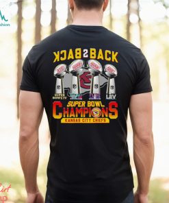 Kansas City Chiefs Super Bowl Champions Back To Back T Shirt, hoodie, sweater, long sleeve and tank top Kansas City Chiefs Super Bowl Champions Back To Back T Shirt