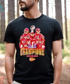 Kansas City Chiefs Super Bowl LVIII Champions back to back shirt