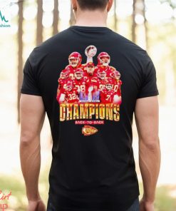Kansas City Chiefs Super Bowl LVIII Champions back to back shirt