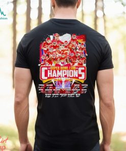Kansas City Chiefs Super Bowl LVIII Champions signatures shirt