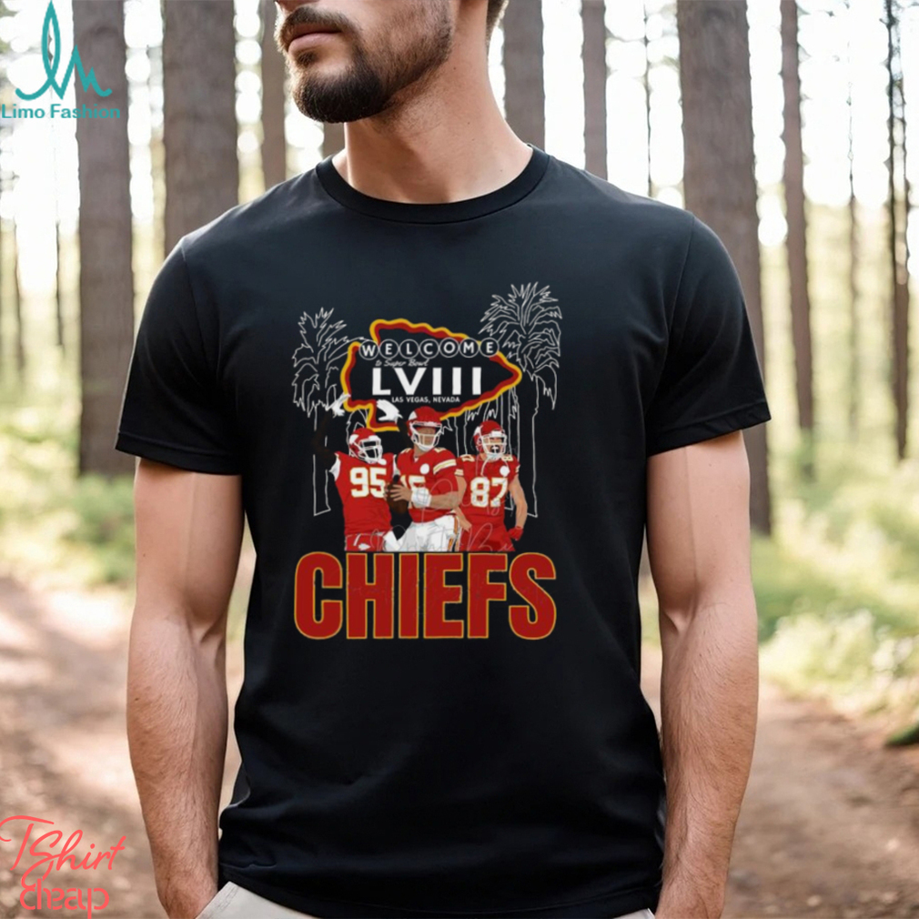 Kansas City Chiefs Welcome to Super Bowl LVIII Las Vegas Nevada 2024 Shirt Kansas City Chiefs Welcome to Super Bowl LVIII Las Vegas Nevada 2024 Shirt
