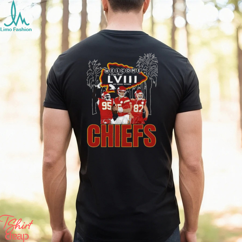 Kansas City Chiefs Welcome to Super Bowl LVIII Las Vegas Nevada 2024 Shirt Kansas City Chiefs Welcome to Super Bowl LVIII Las Vegas Nevada 2024 Shirt