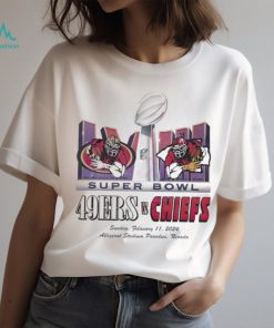 Kansas City Chiefs vs. San Francisco 49ers Super Bowl LVIII Allegiant Stadium Paradise Nevada shirt