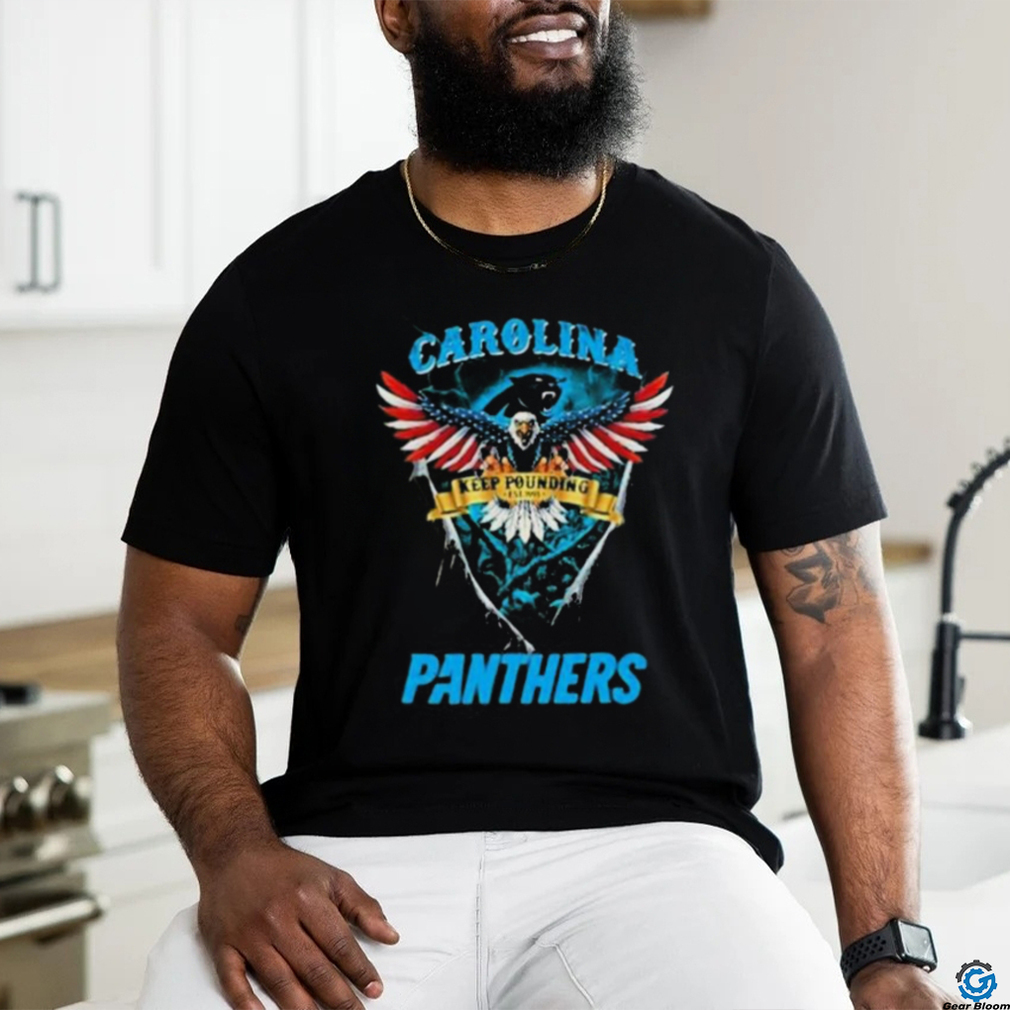 Keep Pounding Carolina Panthers Football Us Eagle Shirt Keep Pounding Carolina Panthers Football Us Eagle Shirt